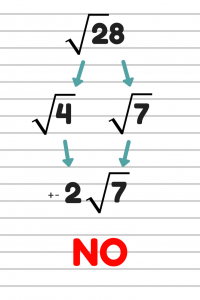 Simplifying Radicals